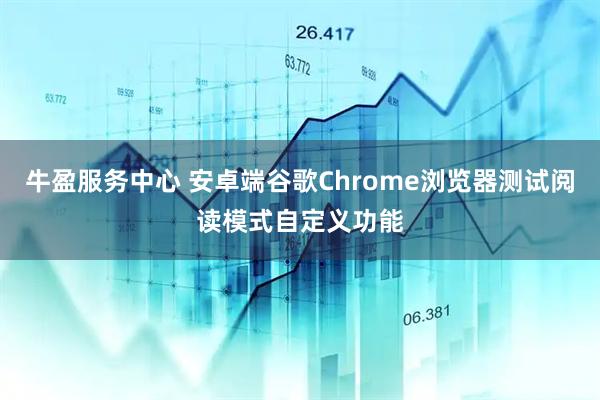 牛盈服务中心 安卓端谷歌Chrome浏览器测试阅读模式自定义功能